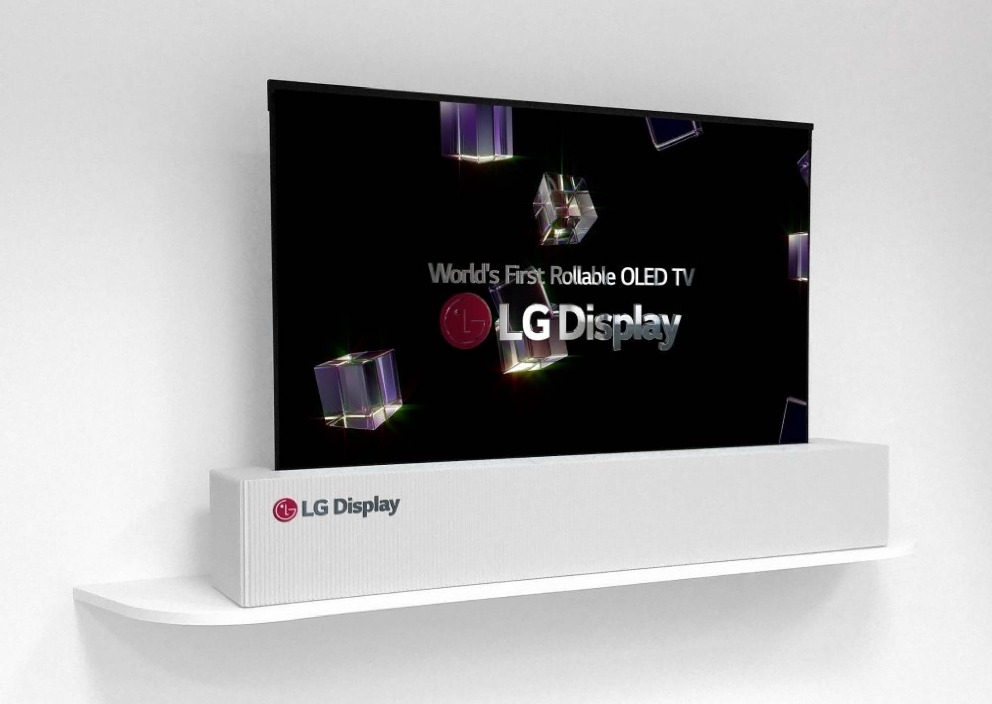 Този 65-инчов OLED дисплей на LG може да се сгъне като вестник 