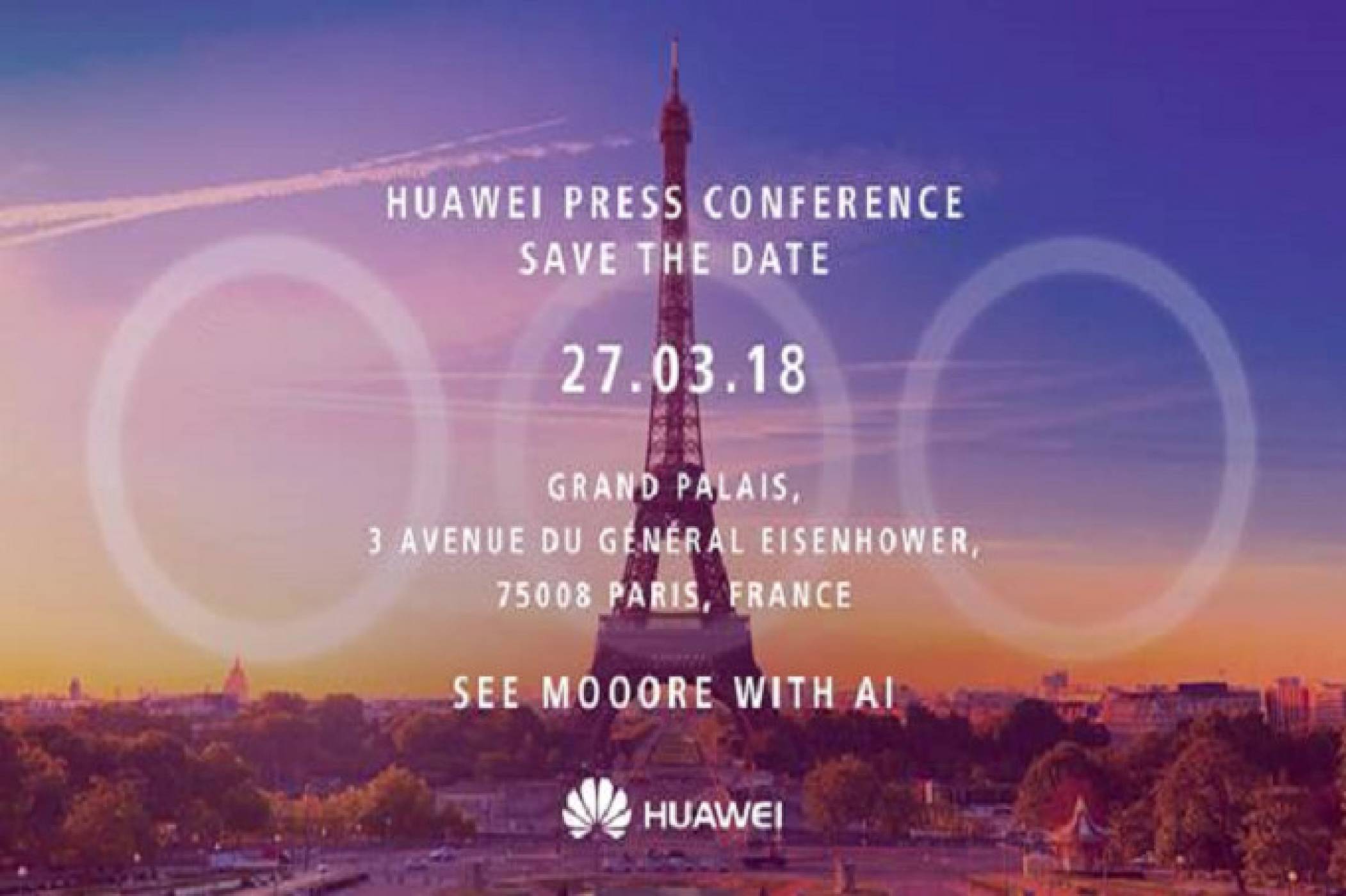 Официалните покани за събитието на Huawei потвърждават тройната камера в P20 или P20 Plus