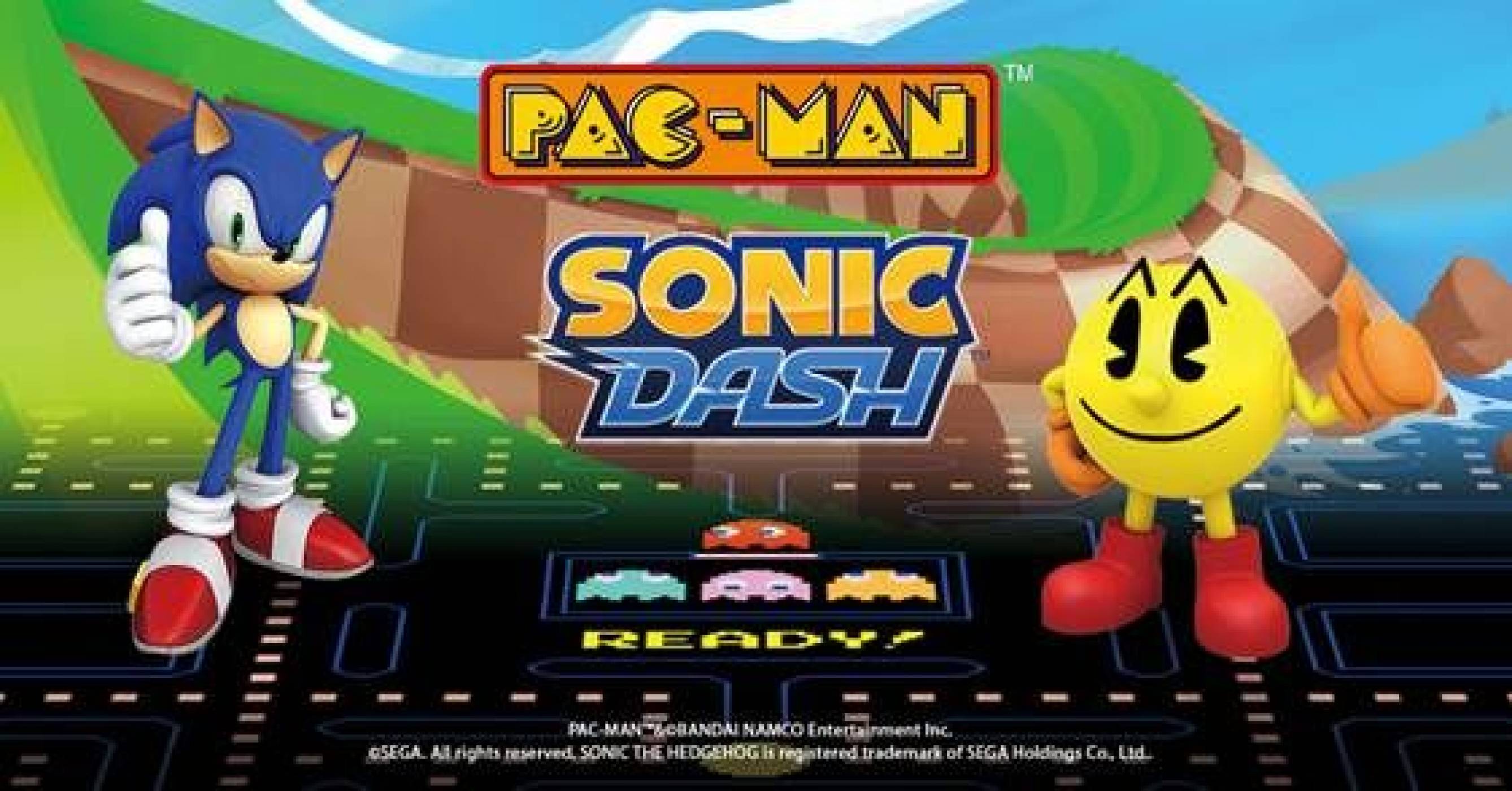 Иконите Pac-Man и Sonic в безпрецедентна комбинация
