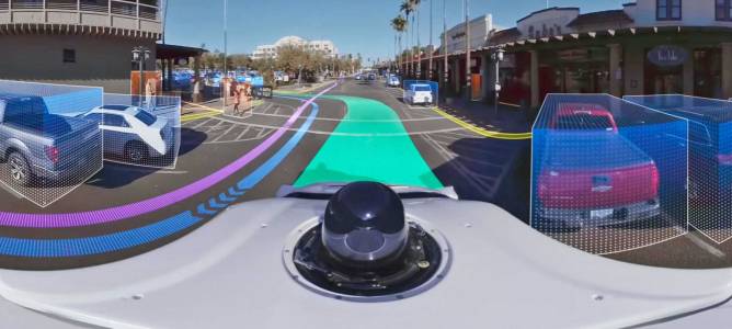 Ето какво „виждат“ автономните автомобили на Waymo
