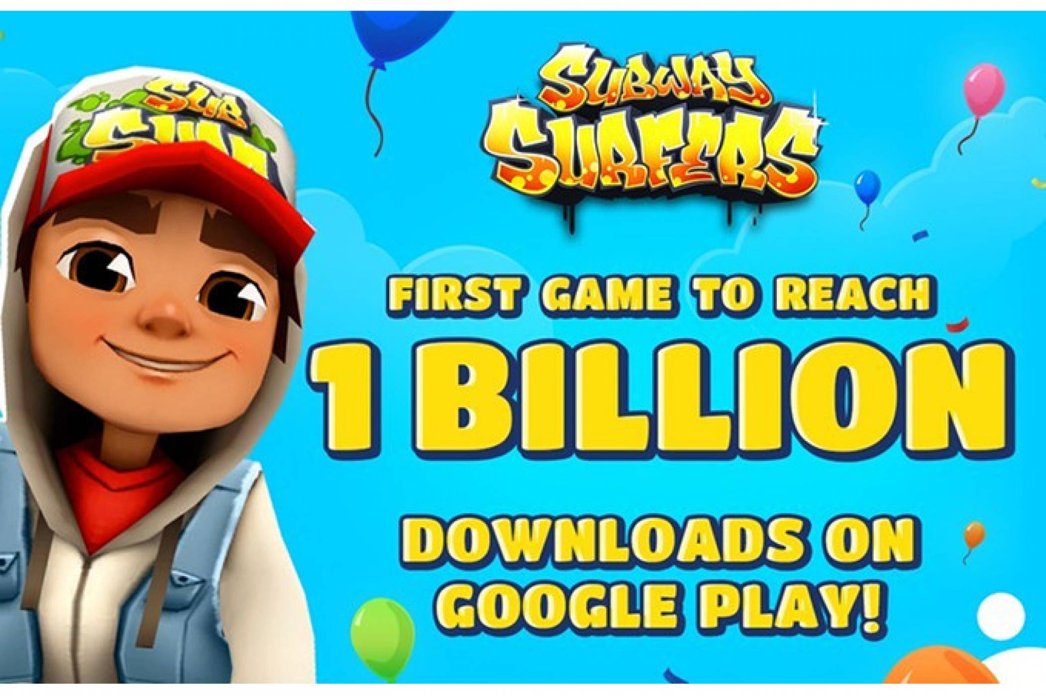 Subway Surfers е първата в света игра с един милиард сваляния от Play Store