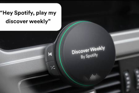 Този музикален плейър за кола може да е първото устройство на Spotify