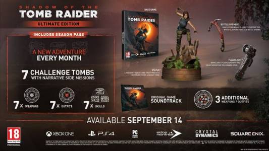 Отварачка е тайното оръжие на Лара в специалното издание на Shadow of the Tomb Raider