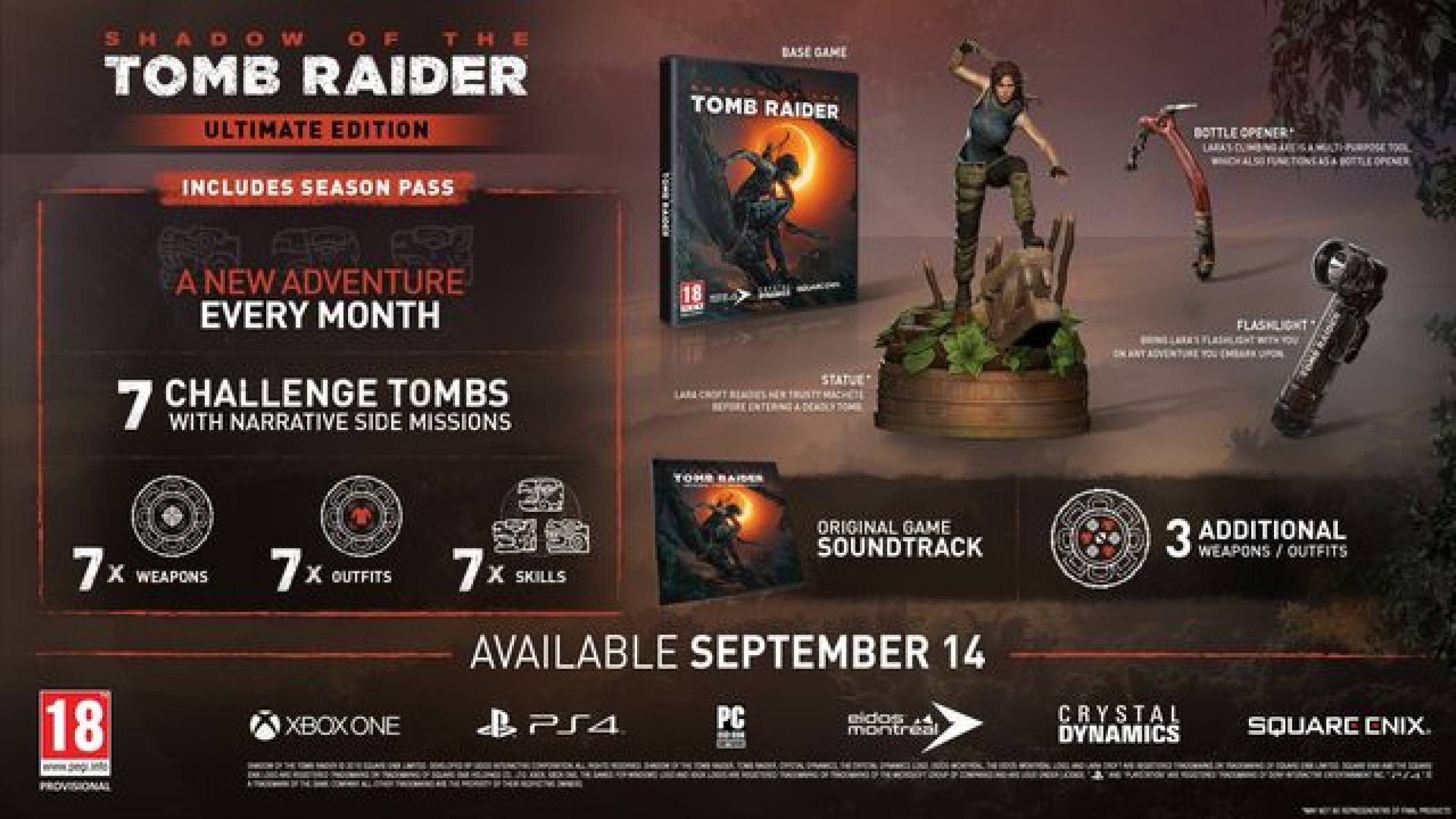 Отварачка е тайното оръжие на Лара в специалното издание на Shadow of the Tomb Raider