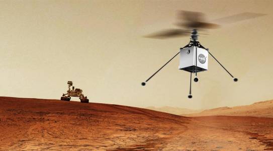 NASA показа малък хеликоптер, който ще използва за полети над Марс