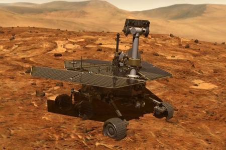 Марсоходът Opportunity е изпаднал в дълбок сън, но от NASA вярват, че ще се събуди