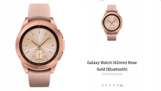 Samsung по погрешка качи снимка на следващия Galaxy Watch
