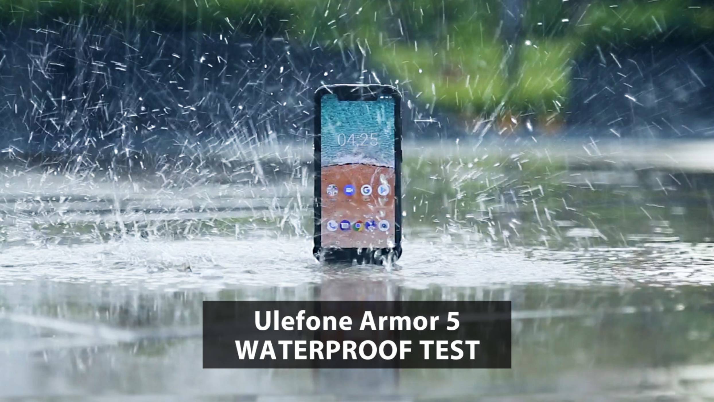 Видео - Ulefone Armor 5 издържа на брутални заливания с течности!