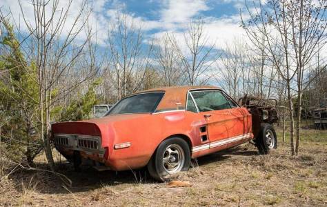 Невероятно ценен прототип Ford Shelby EXP от 1967 г. бе открит в гората