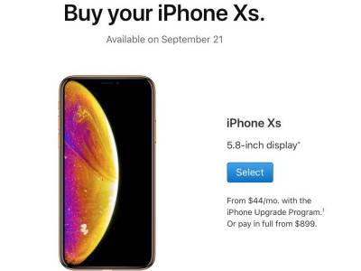 Цената на iPhone Xs в Щатите ще започва от 899 долара?