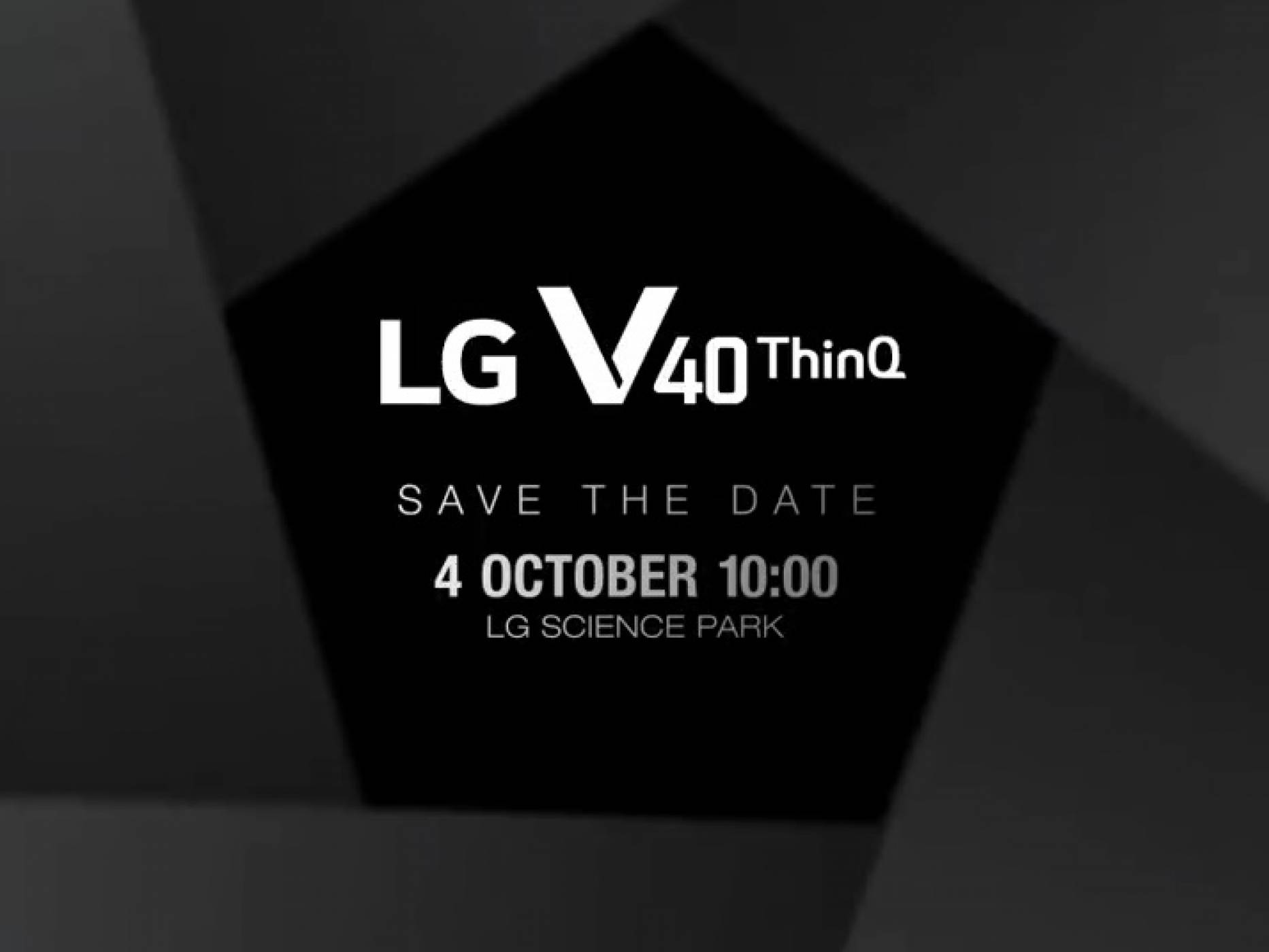 LG ще представи новия си върхов смартфон LG V40 ThinQ на 4 октомври