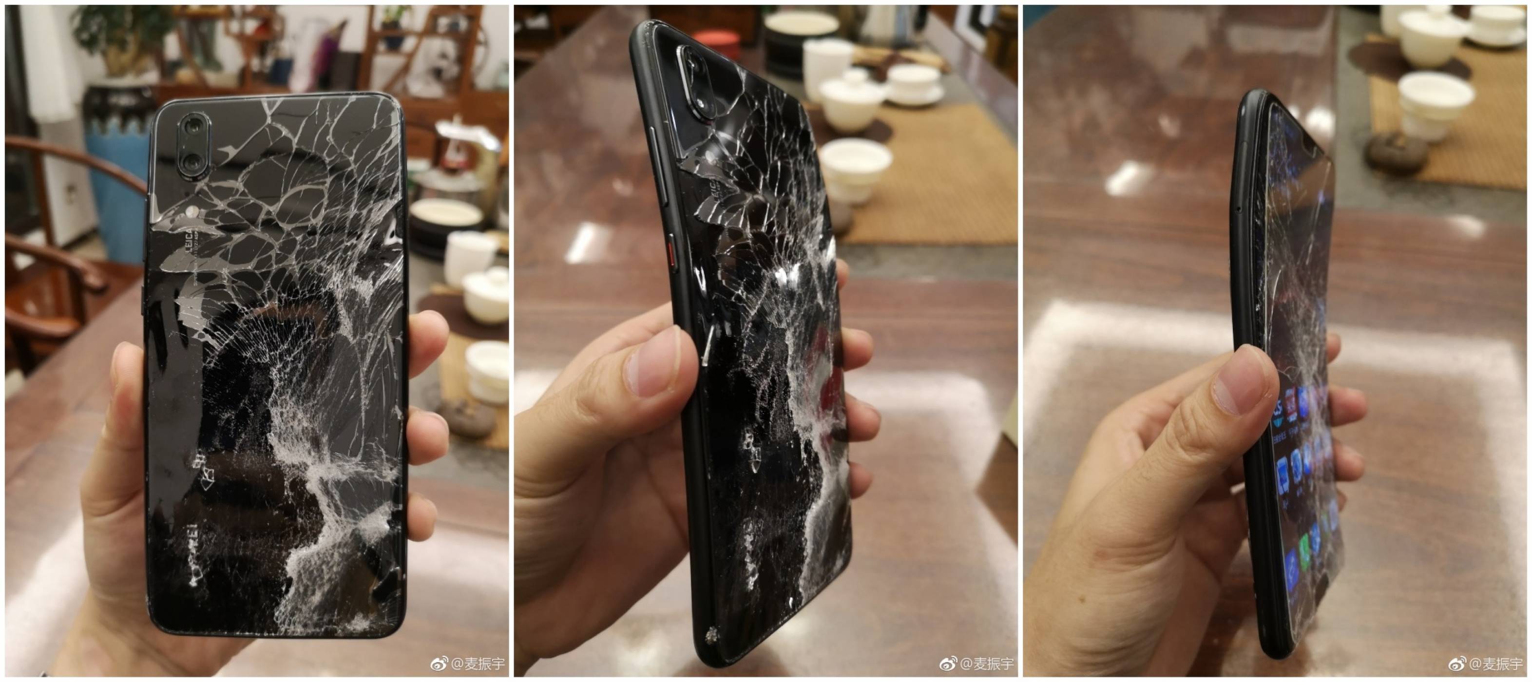 Huawei P20 оцеля след неописуем сблъсък с цимента от 50 м височина