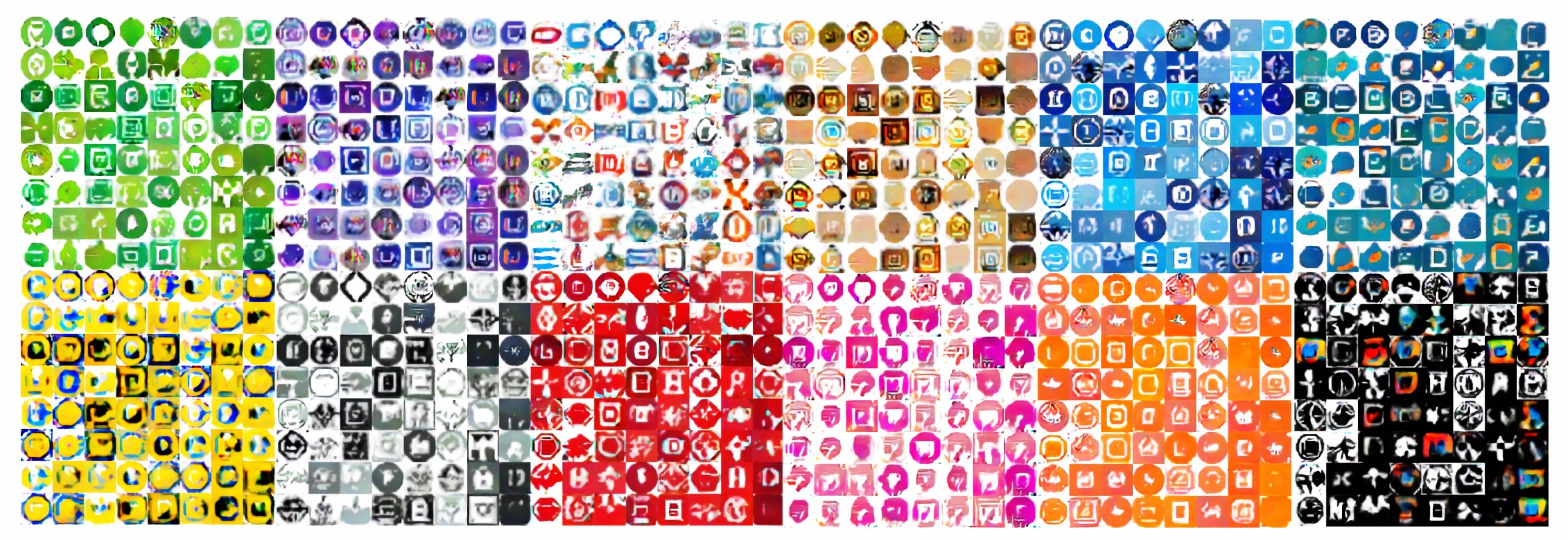 Изберете си цвят и тази AI система ще ви изработи лого