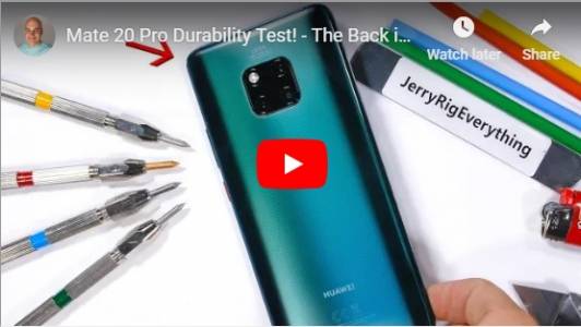 Как се представя Huawei Mate 20  Pro в "менгемето" на JerryRigEverything (ВИДЕО) 