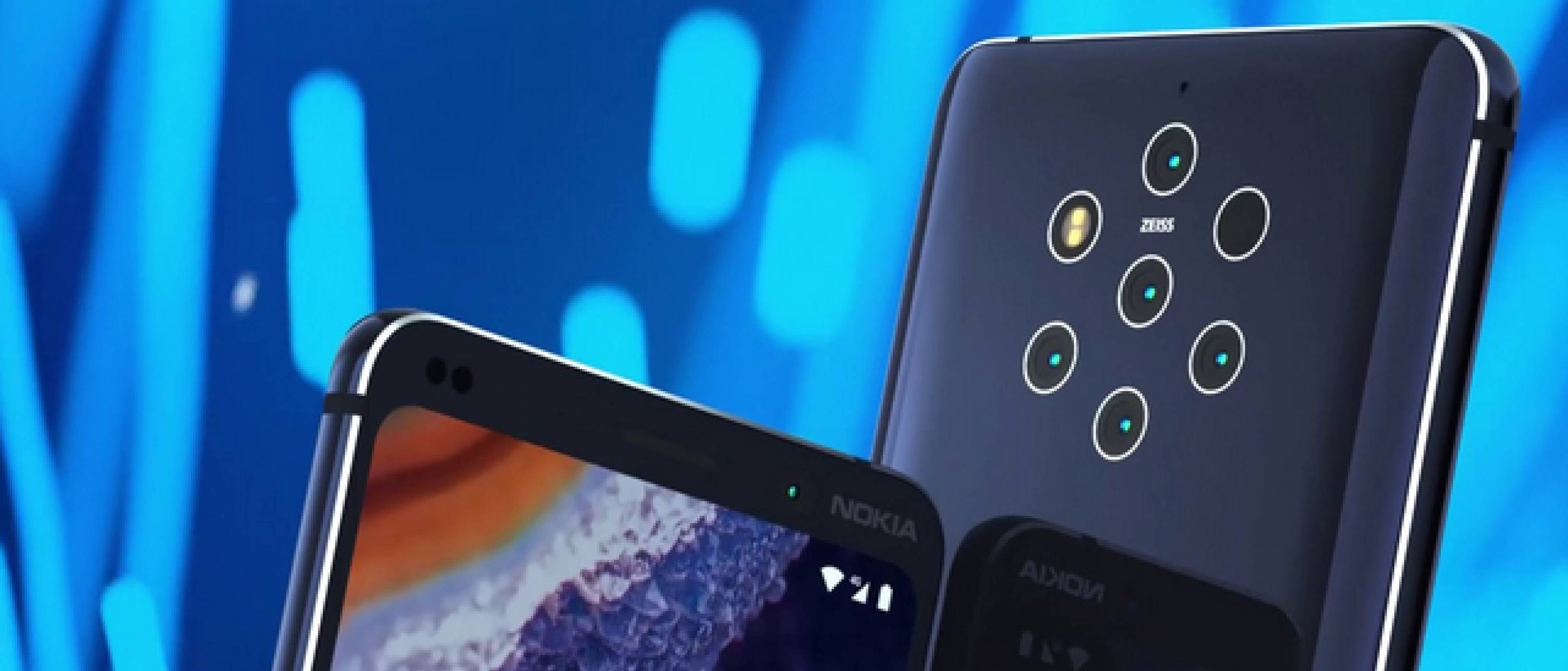 Петте камери на Nokia 9 PureView ви гледат от ново рекламно изображение