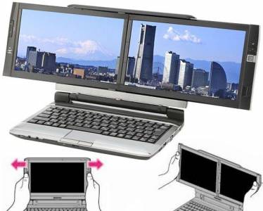 Dell с (полезен) дизайн за лаптоп с два екрана (СНИМКИ)