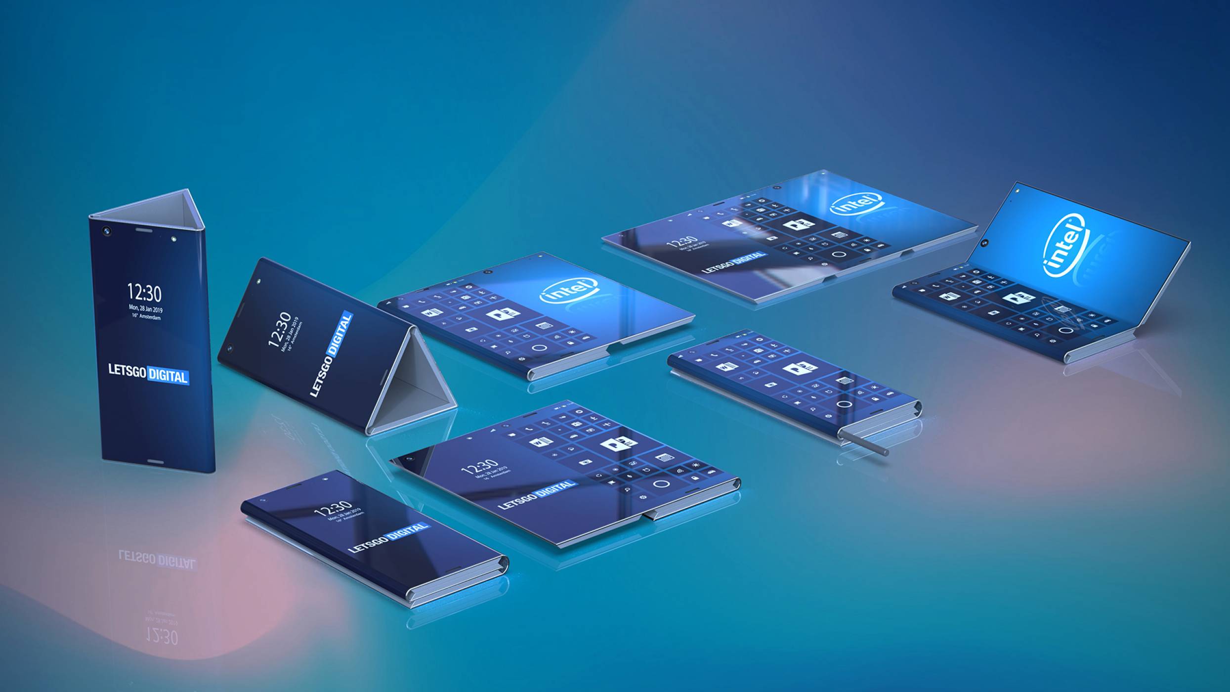 „Гъвкавият“ смартфон на Intel смазва концептуално (СНИМКИ)