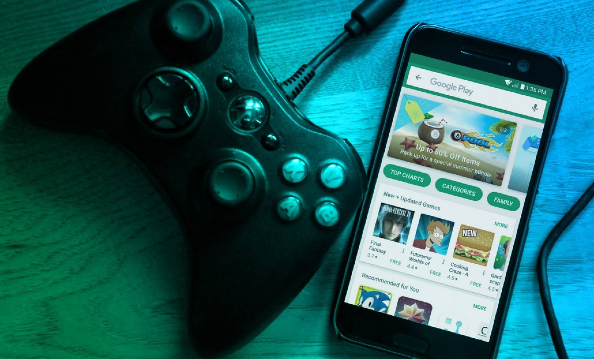 Google патентова контролер, вероятно за своята гейм платформа