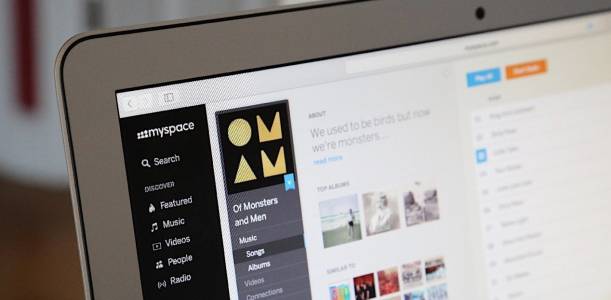 MySpace затри трупано в течение на 12 години потребителско съдържание