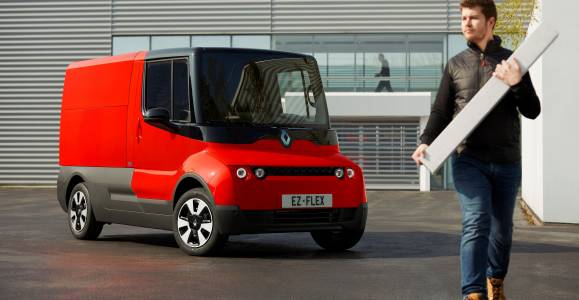 Renault EZ-FLEX – автомобил, проектиран за градски доставки