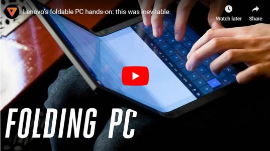 Lenovo демонстрира и първото „гъвкаво“ лаптоп PC! (ВИДЕО)