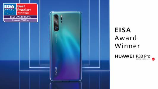 Huawei P30 Pro е Смартфон на годината според EISA