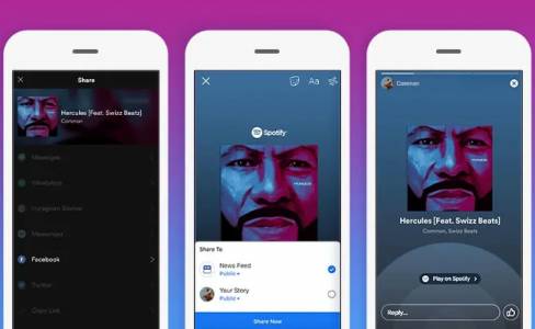 Вече можеш да споделиш любима музика от Spotify във Facebook Stories 