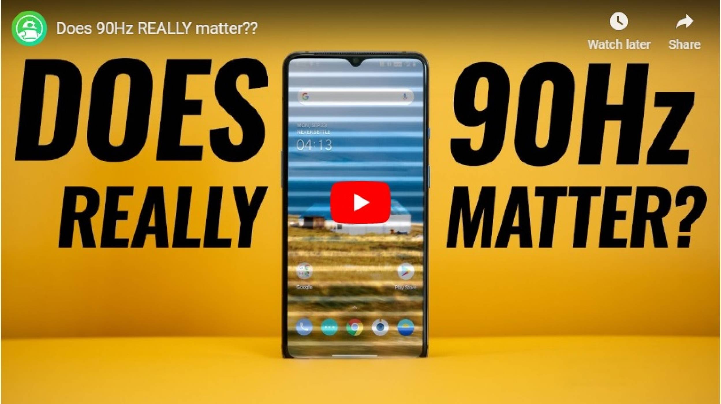 Разликата между 60 и 90Hz дисплей: усещат ли я потребителите?  (ВИДЕО)