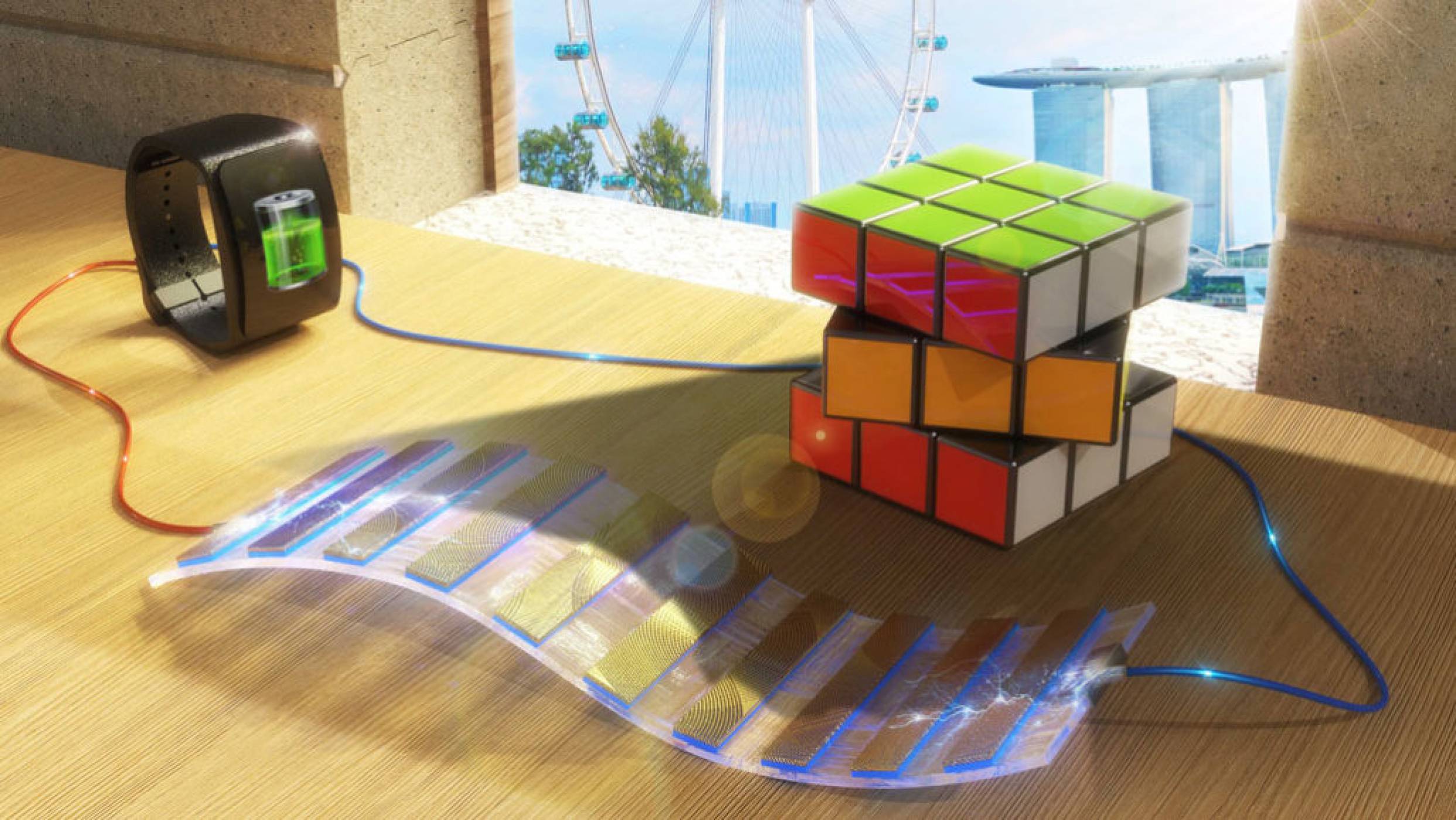 Сянката и светлината се обединяват за създаването на електричество