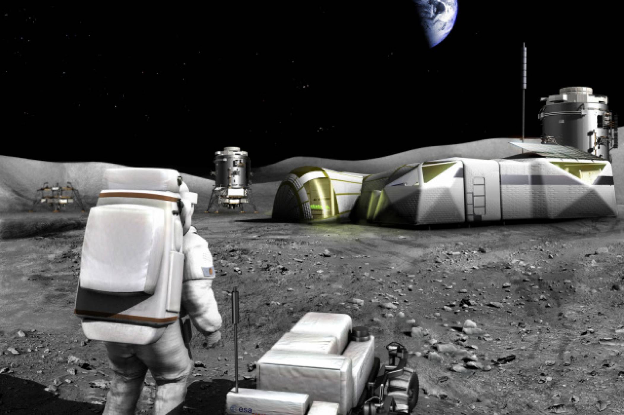  3D-принтираните лунни бази стават реалност