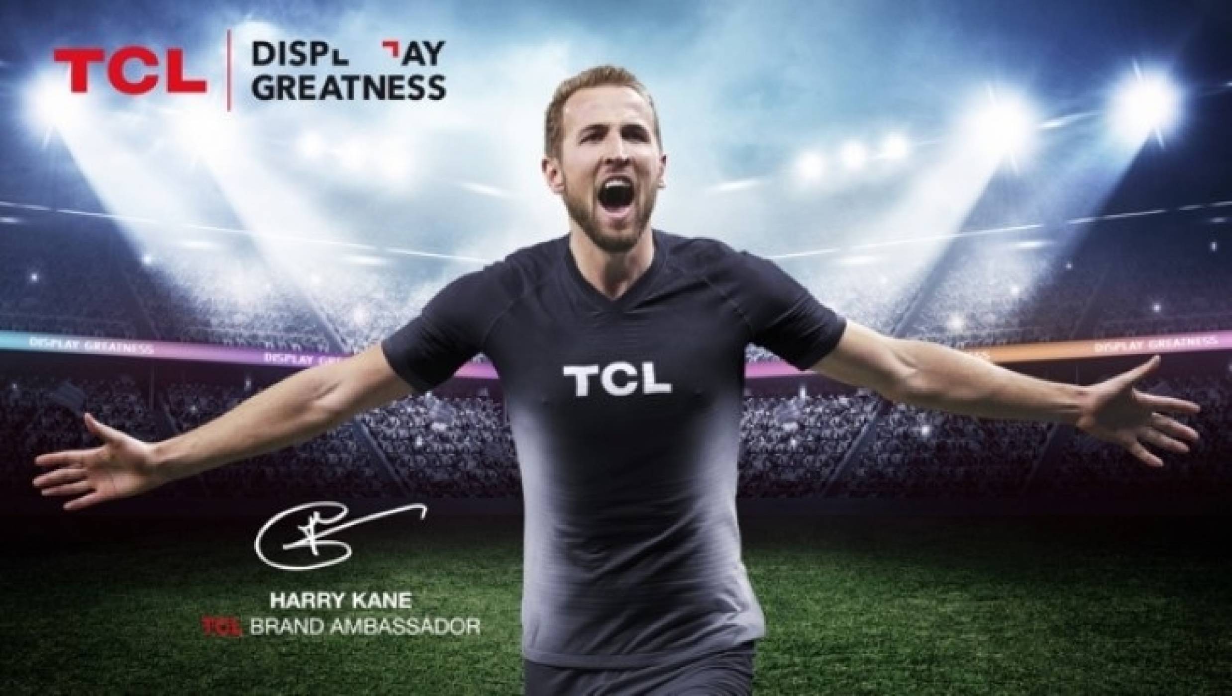 TCL представи футболната звезда Хари Кейн като посланик на марката