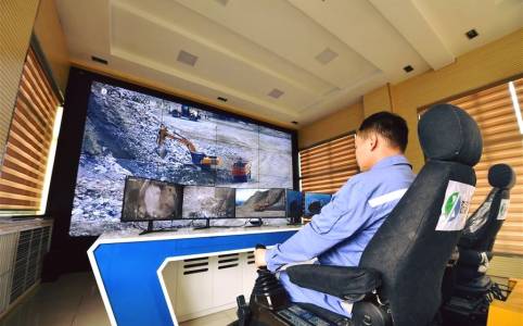 Миньори в Китай работят дистанционно благодарение на 5G (СНИМКИ)