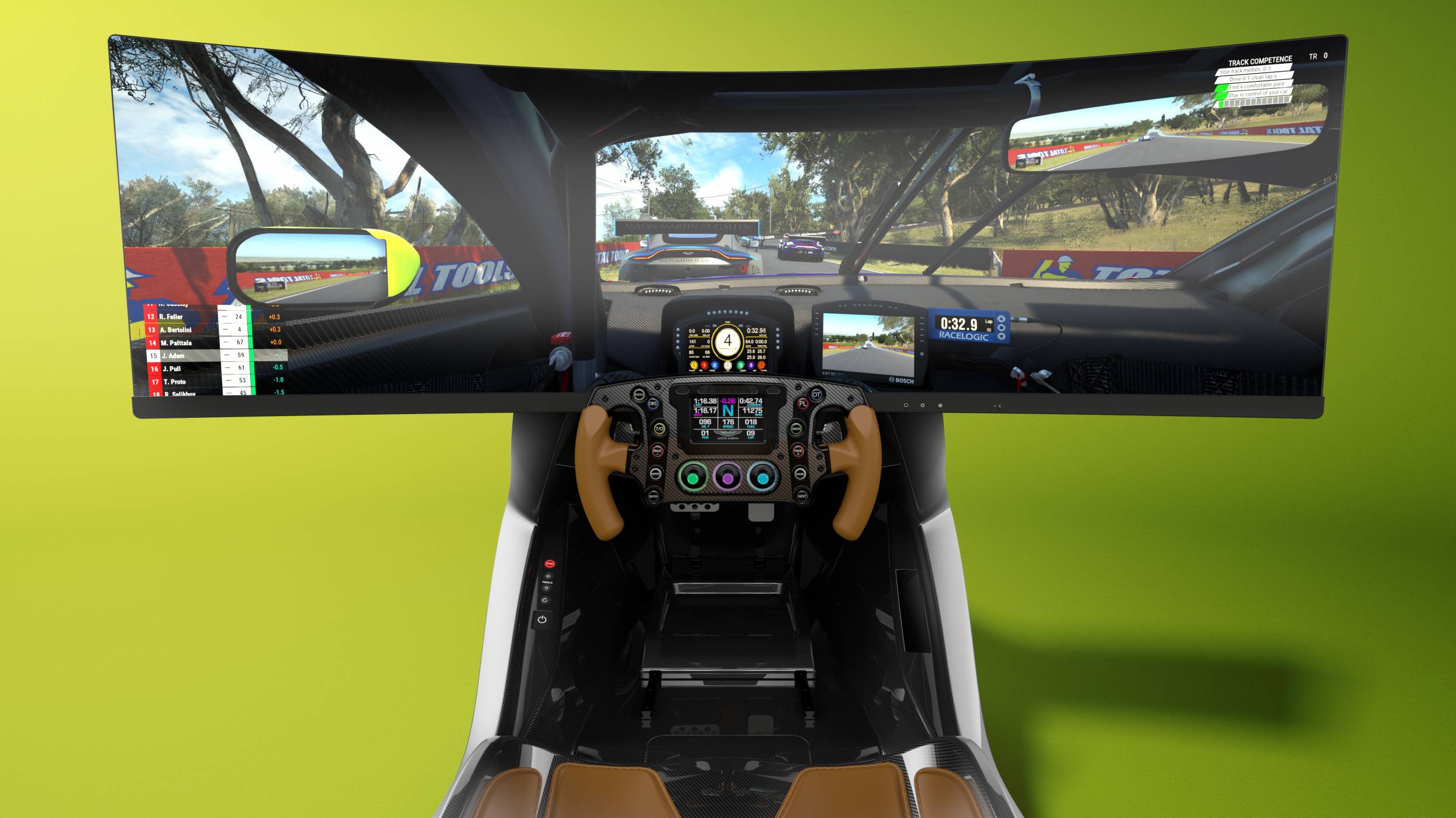 Aston Martin показа уникален състезателен симулатор за $74 000 (СНИМКИ)
