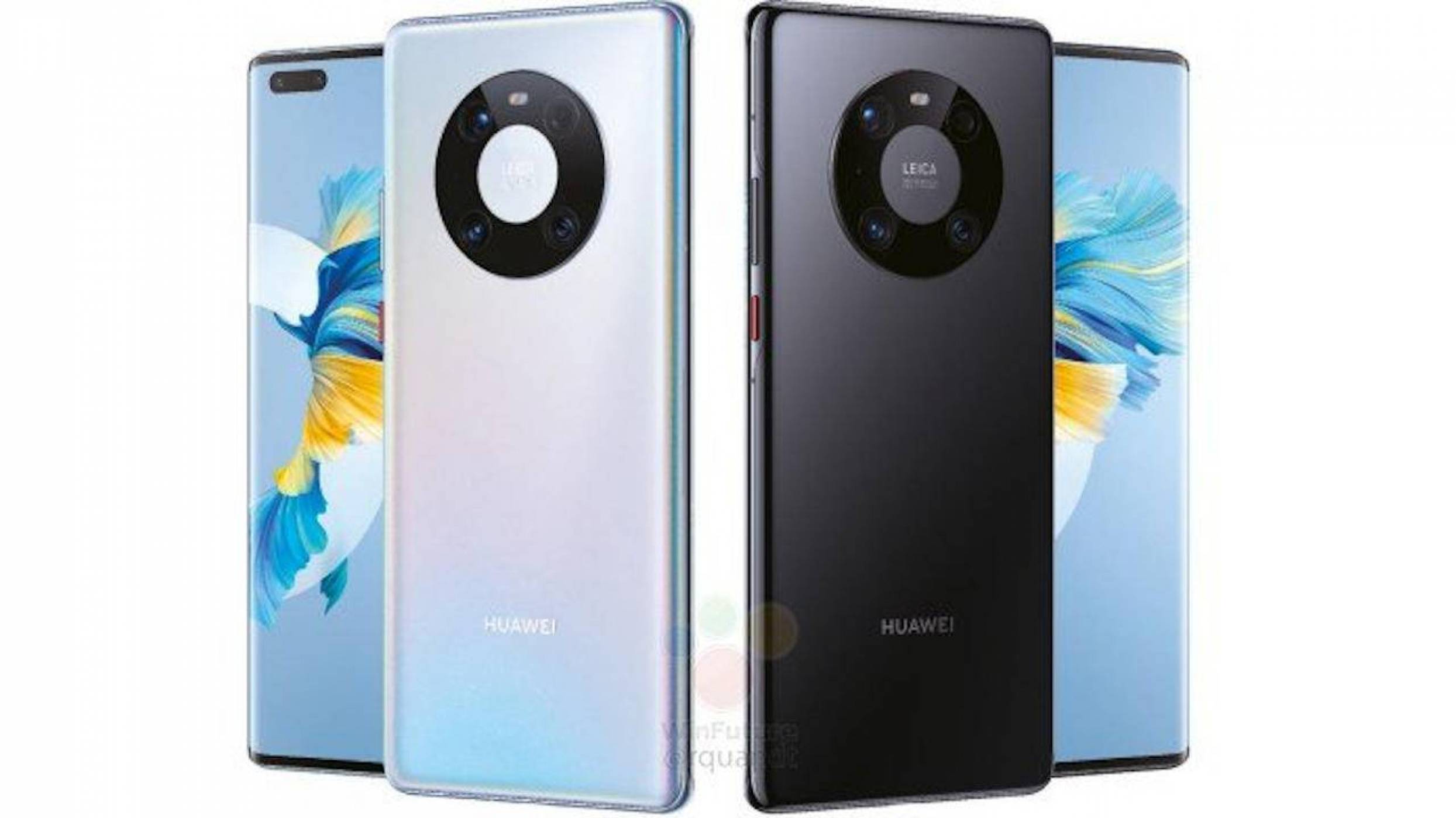 Изтекла информация за Huawei Mate 40 Pro разкрива великолепен извит дисплей и 4 камери