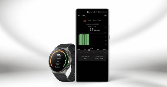 Huawei Watch GT 2 Pro вече позволява постоянно следене на наситеността на кръвта с кислород