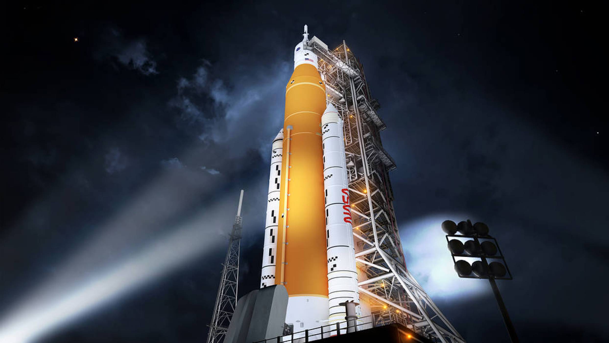 След декада на планиране и проектиране голямата ракета на NASA се провали на първия си тест 
