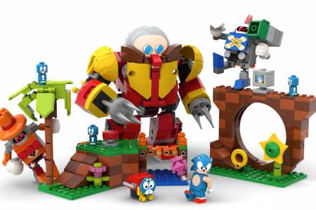 Sonic ще строи трофеи от LEGO 