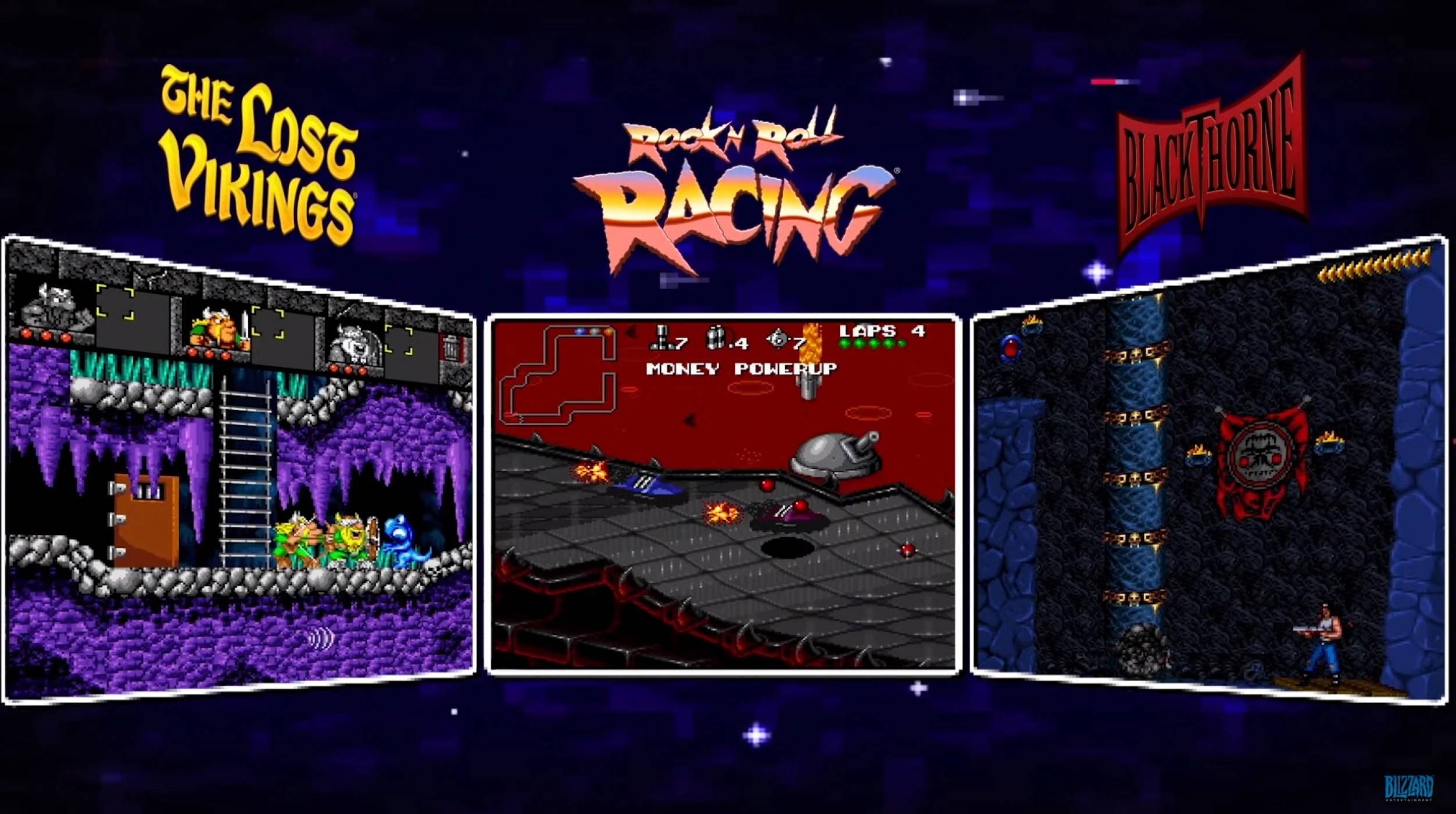 The Blizzard Arcade Collection ни носи The Lost Vikings, Rock N’ Roll Racing и Blackthorne в един ретро пакет