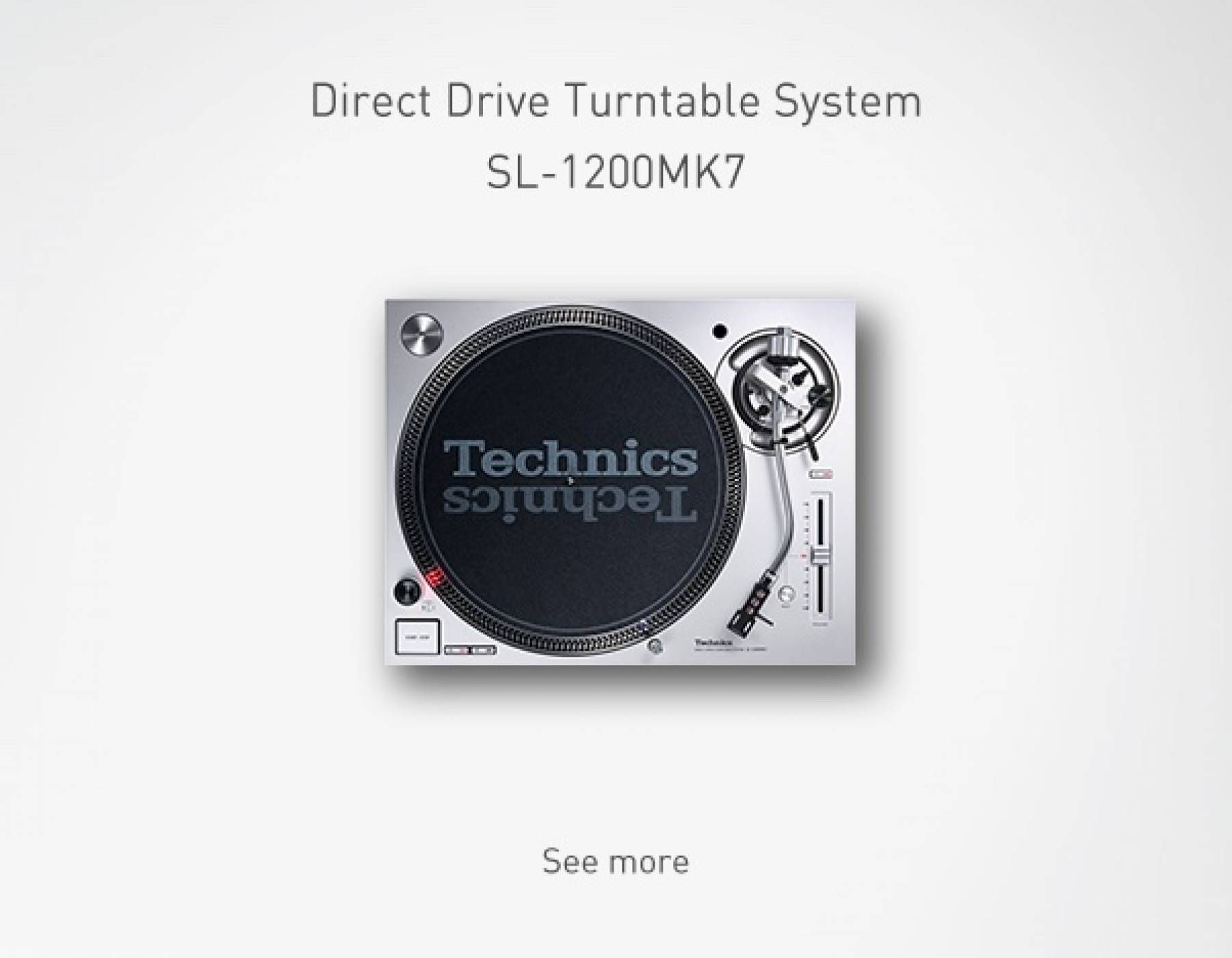 Technics представя SL-1200MK7 като допълнителен модел в своята успешна серия DJ грамофони