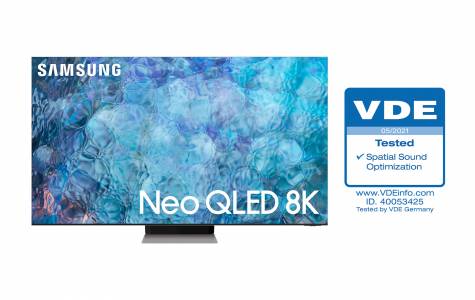 Samsung Neo QLED е първата гама телевизори със сертификат за „Пространствена оптимизация на звука“ от VDE