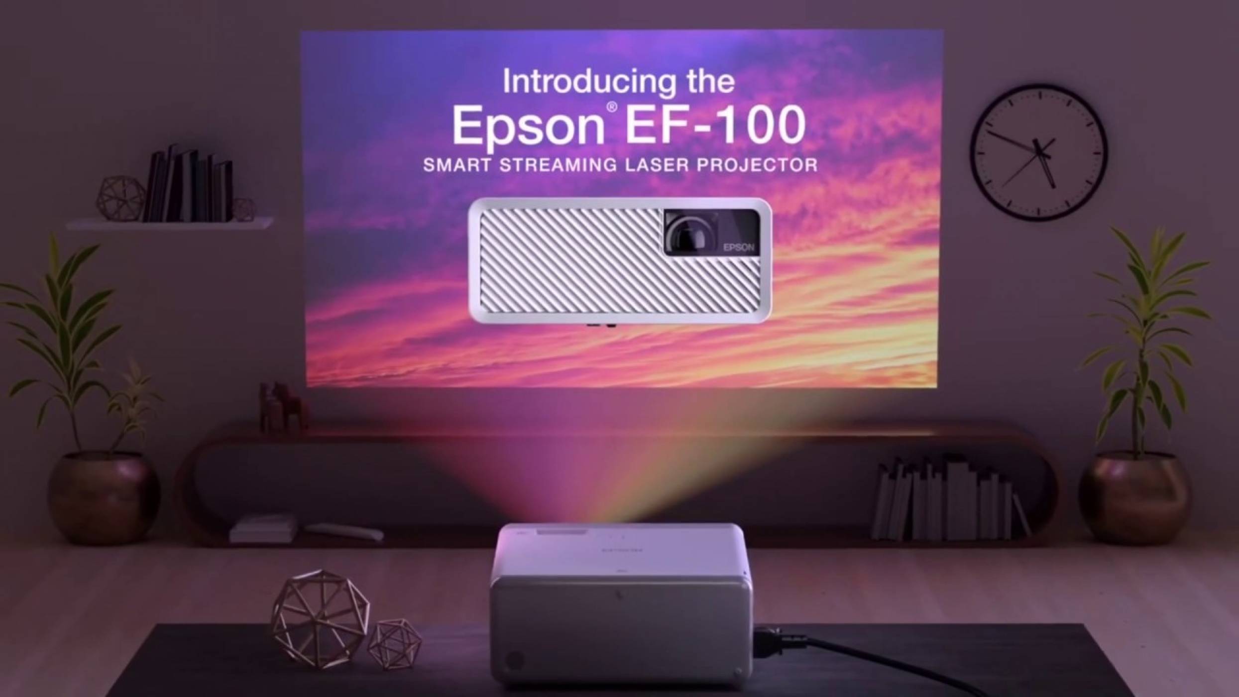 Преживей емоцията на Европейското  на 150-инчов ярък екран с Epson EF-100! (РЕВЮ)