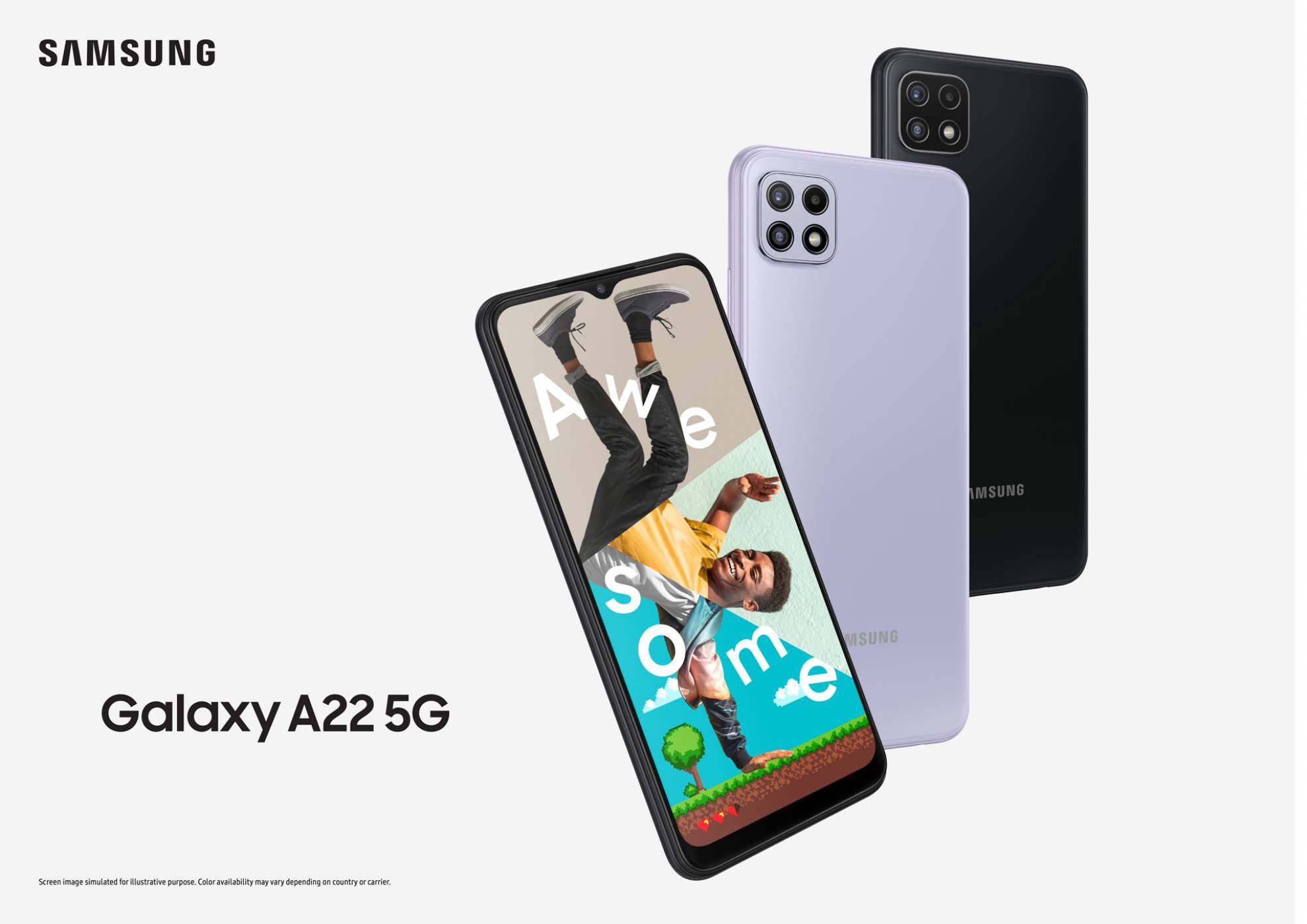 Galaxy A22 5G е тук – телефон от следващо поколение със супермощна скорост