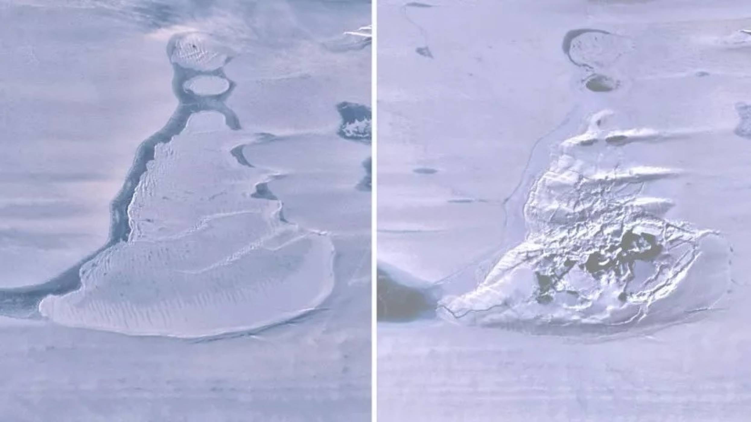 Огромно езеро на Южния полюс просто се изпари за три дни