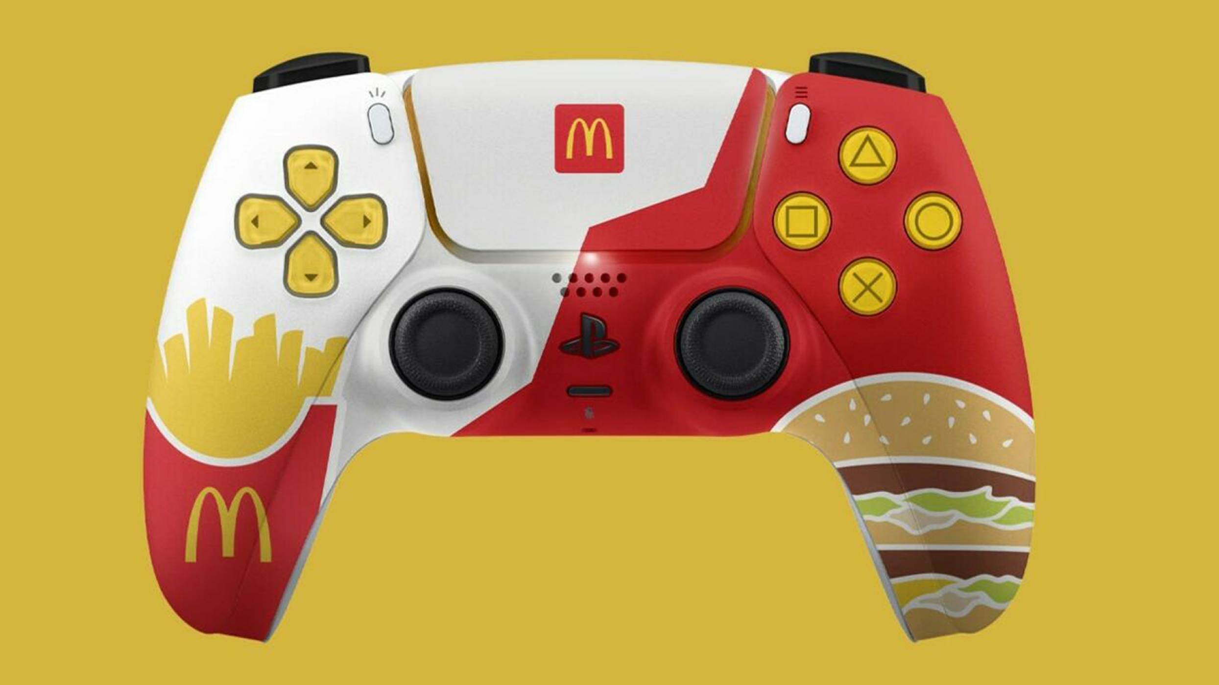 Този PS5 контролер от McDonald's е едновременно кичозен и вкусен