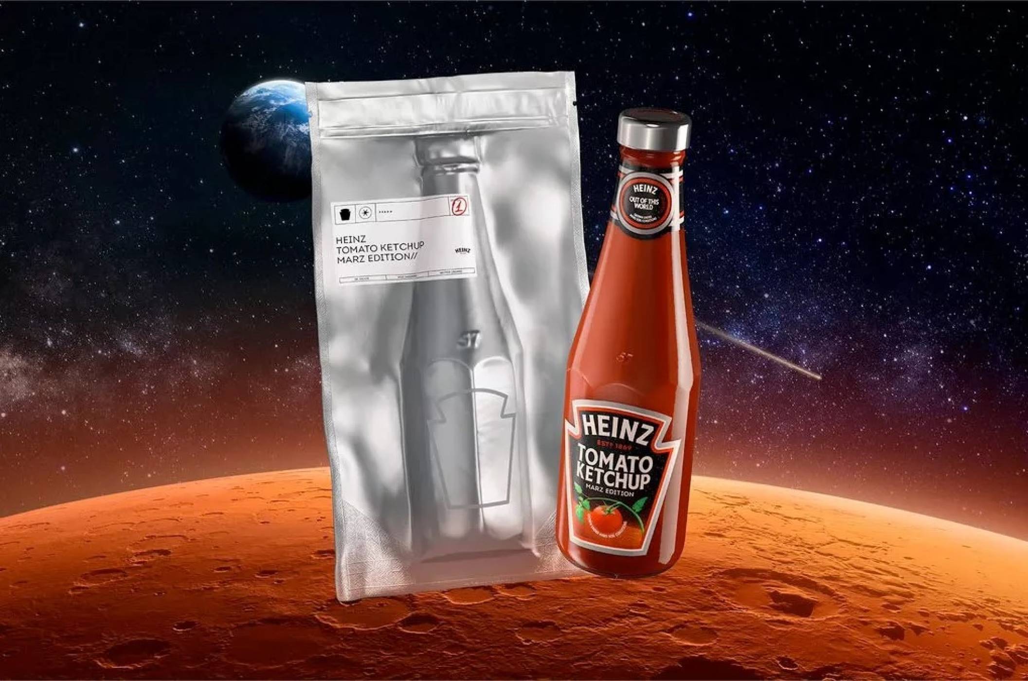 Новият кетчуп на Heinz е с домати, отгледани при условия като на Марс