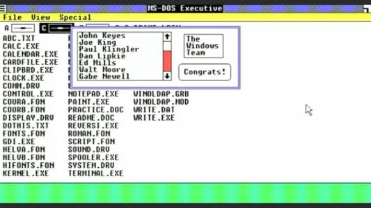Почти 40 години по-късно откриха скрита закачка в Windows 1.0 