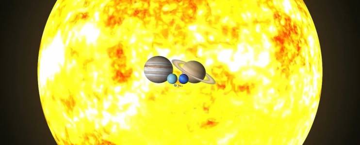 Внушителна анимация показва истинските мащаби на нашата Слънчева система (ВИДЕО)