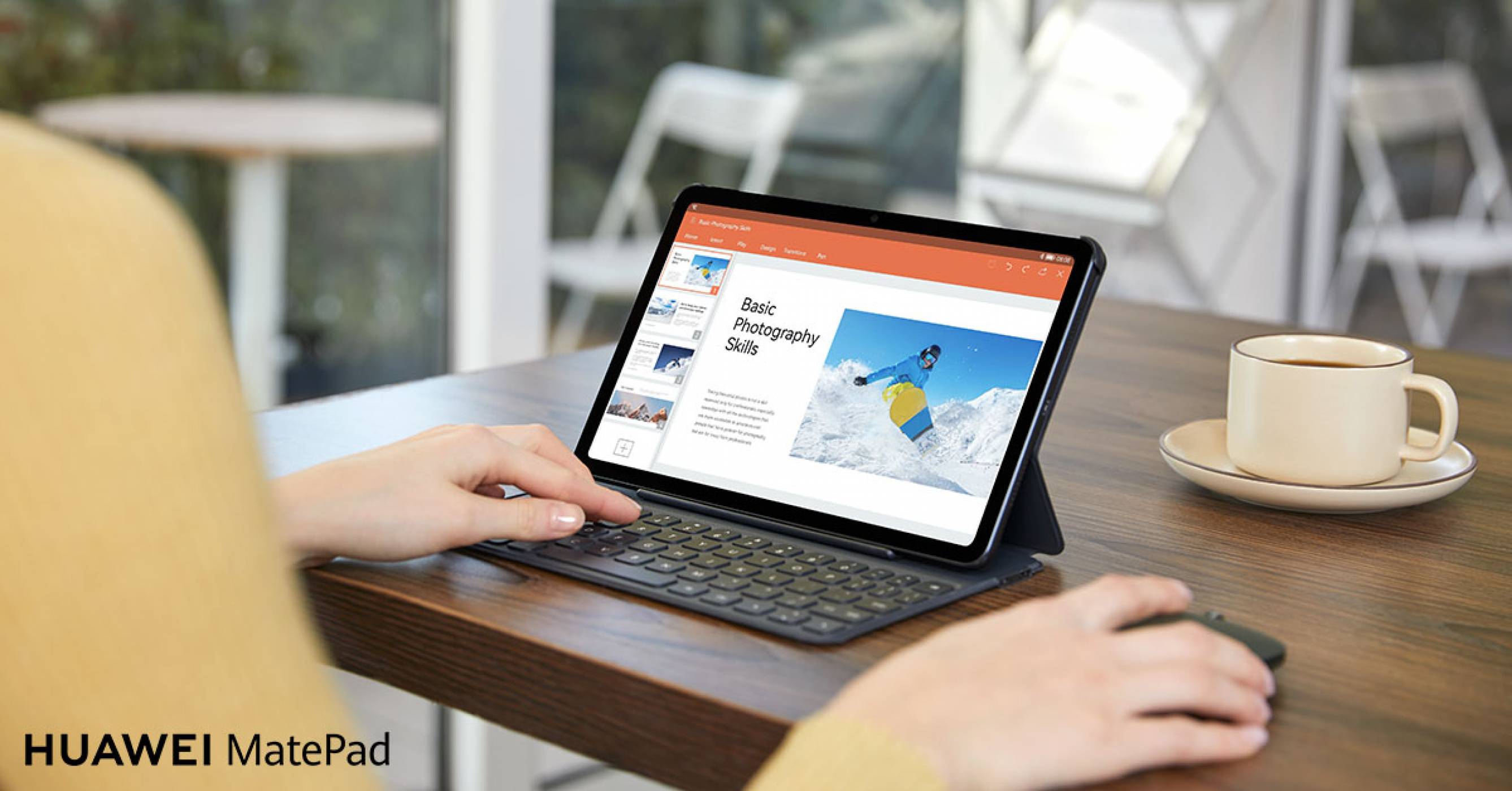 Новият таблет HUAWEI MatePad идва в комплект със смарт клавиатура в България