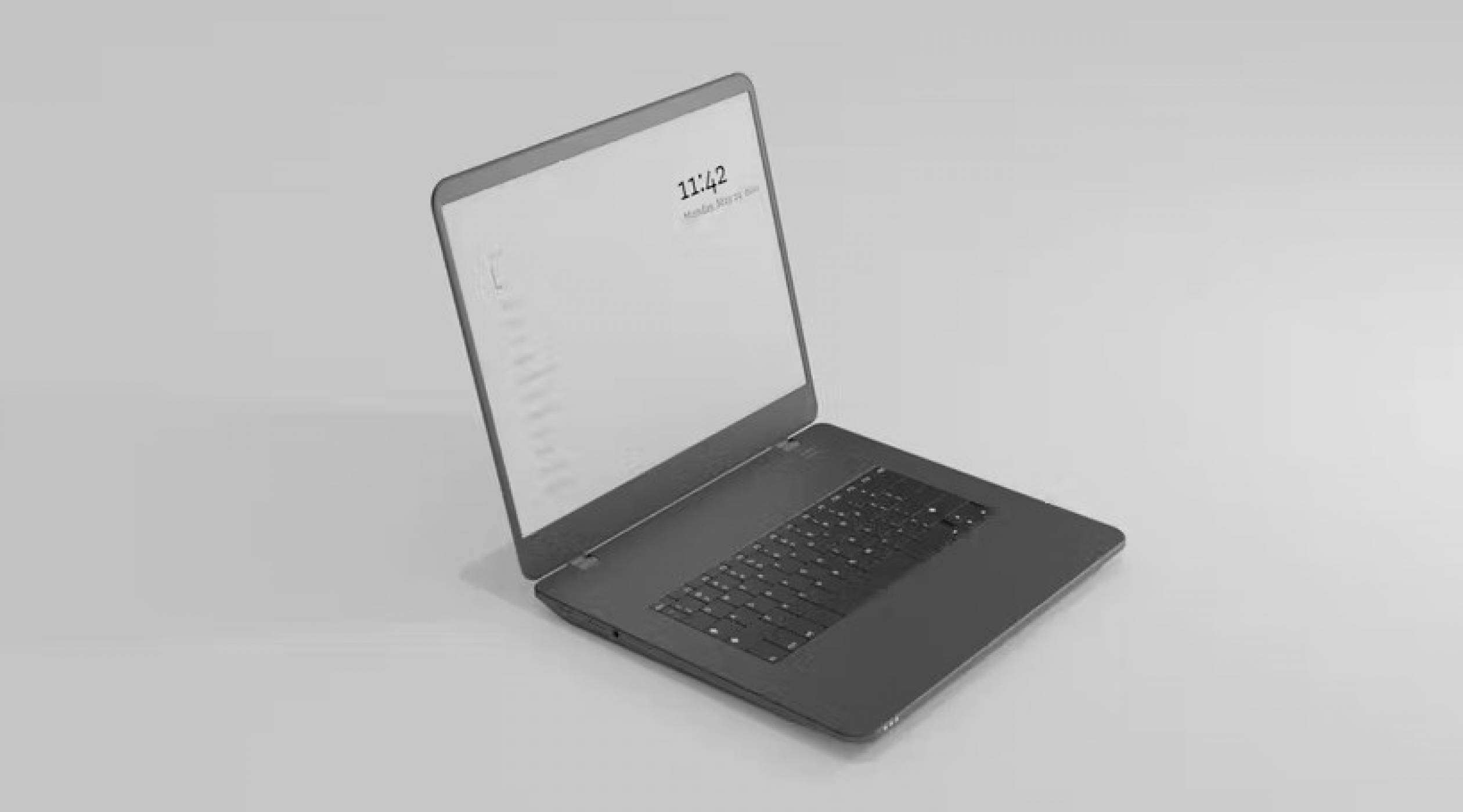 Може ли да бъде създаден лаптоп с e-ink дисплей? 
