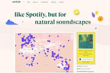 На този сайт може да слушате звуци от природата от всяка точка на Земята 